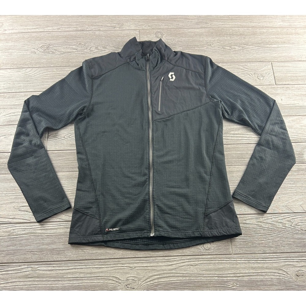 Scott Polartec Power Stretch Jacket Women's M Black Full Zip Fleece Activewear